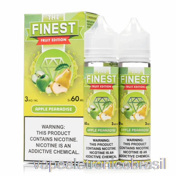 Vape Recarregável Apple Peradise - A Melhor Edição De Frutas - 120ml 6mg